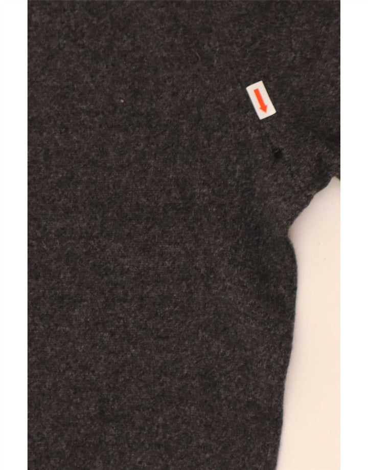 Polo Ralph Lauren Mens Crew Neck Jumper Sweater Medium Grey Wool