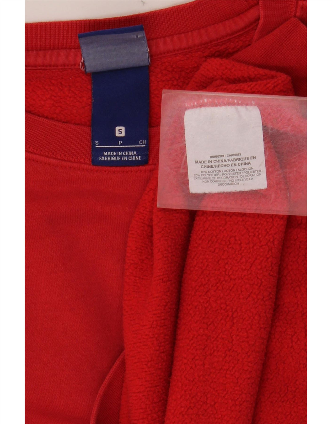 NIKE Mens Sweatshirt Jumper Small Red Cotton