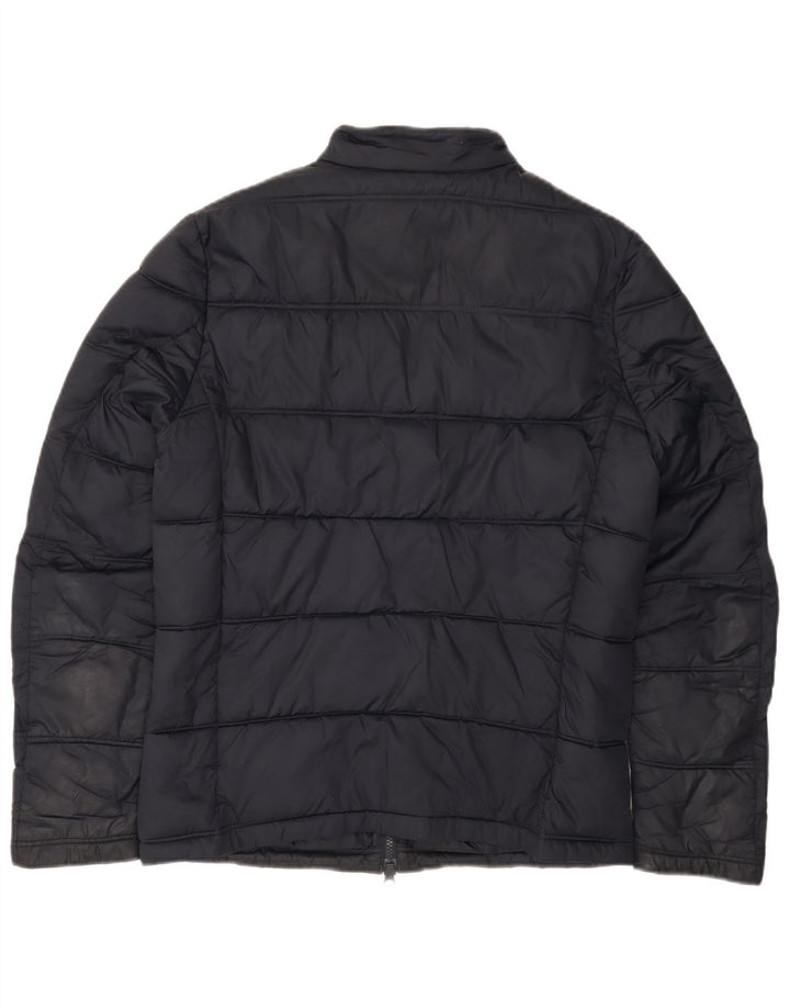 BARBOUR Mens Padded Jacket UK 36 Small Navy Blue