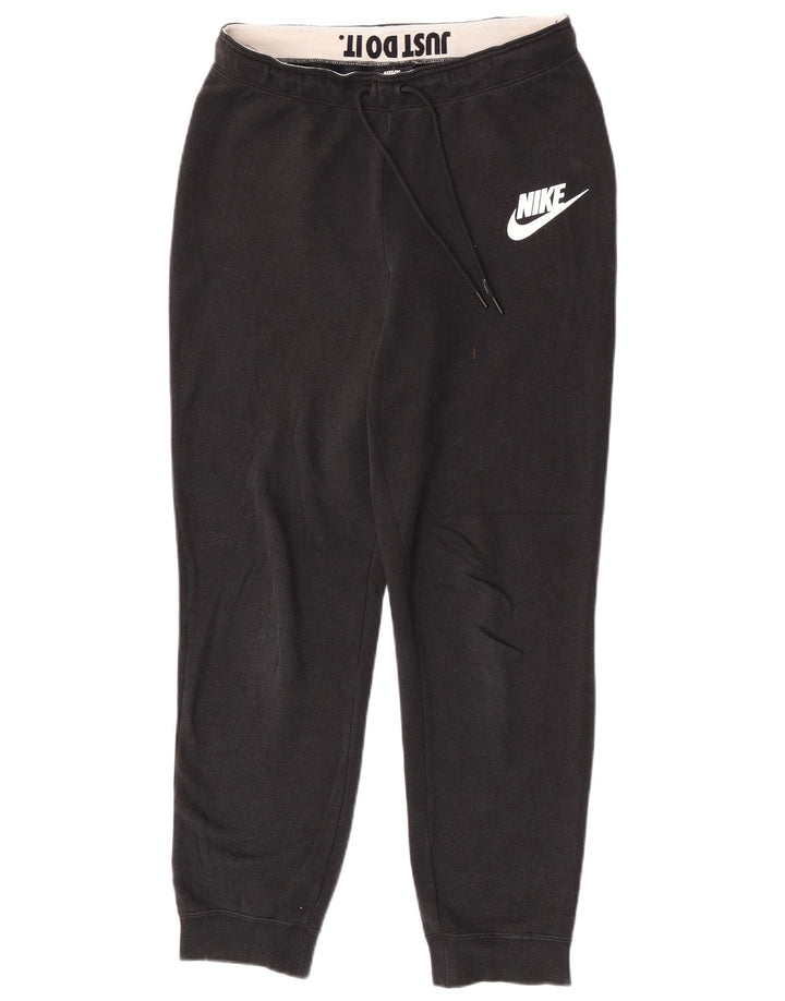 Nike Mens Tracksuit Trousers Joggers Medium Black Cotton