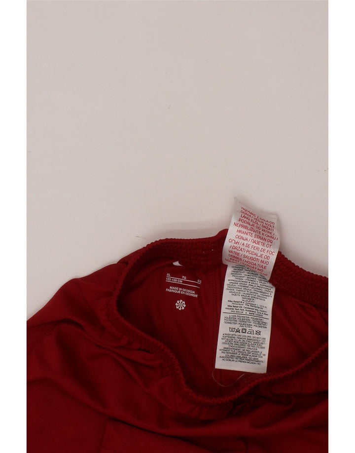 NIKE Boys Liverpool Sport Shorts 6-7 Years XL Red Polyester