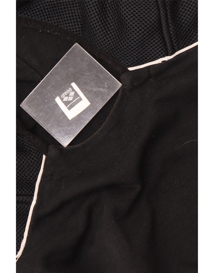Arena Mens Hoodie Jumper Medium Black