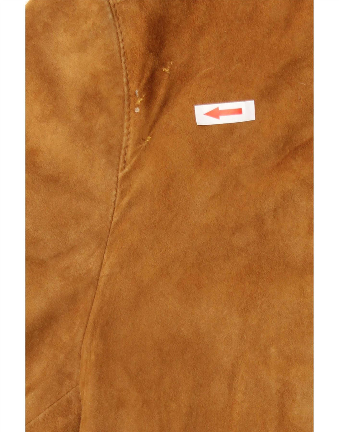 Vintage Mens Suede Bomber Jacket IT 50 Medium Beige Leather