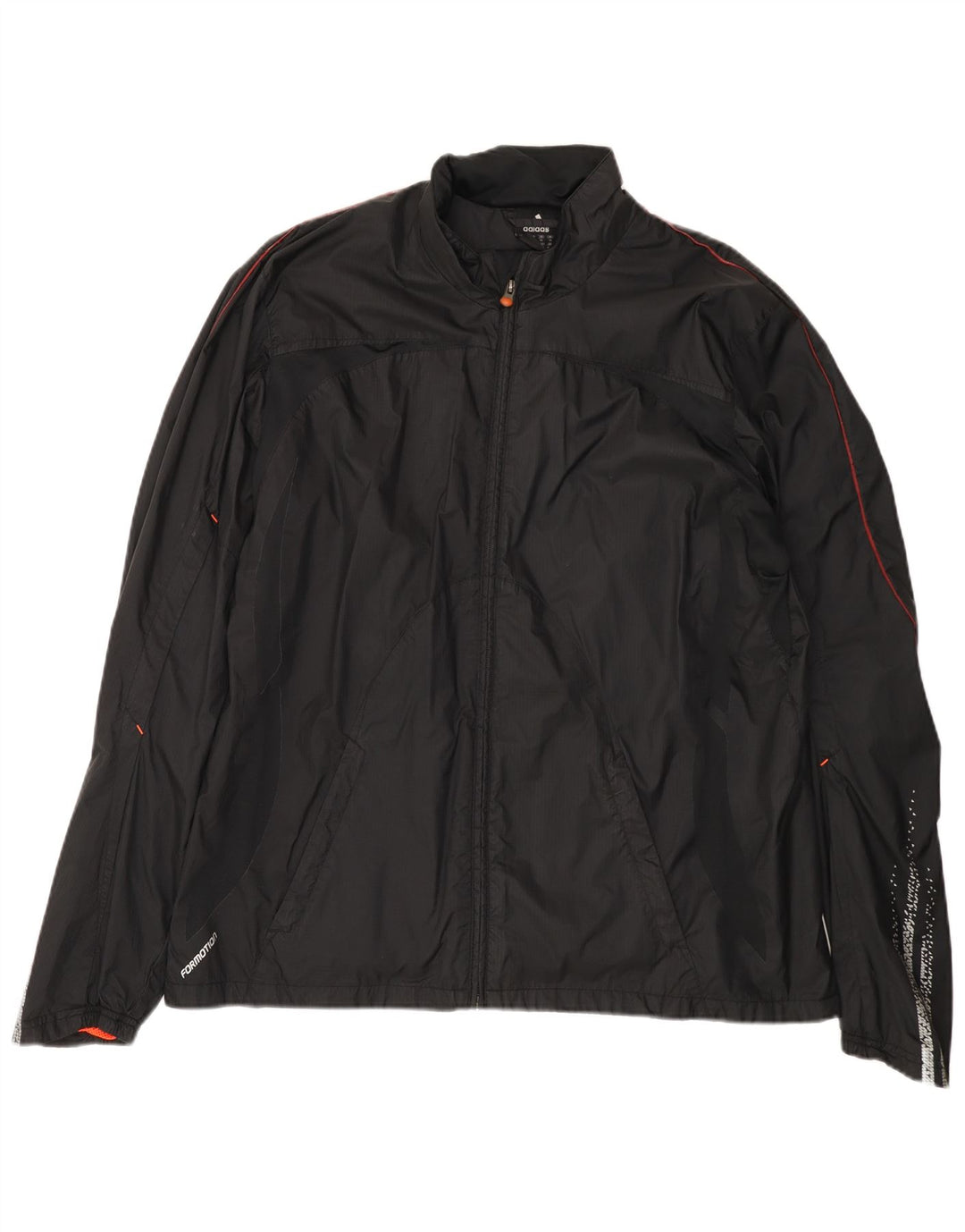 Adidas Mens Climacool Rain Jacket UK 42 XL Black Polyester