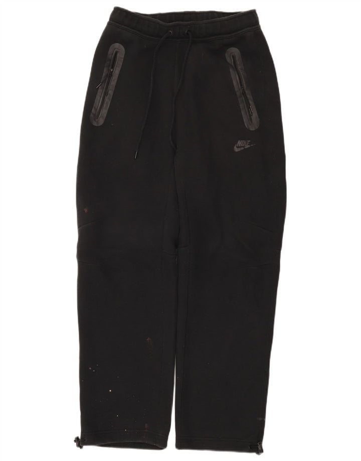 Nike Mens Tracksuit Trousers Small Black Cotton