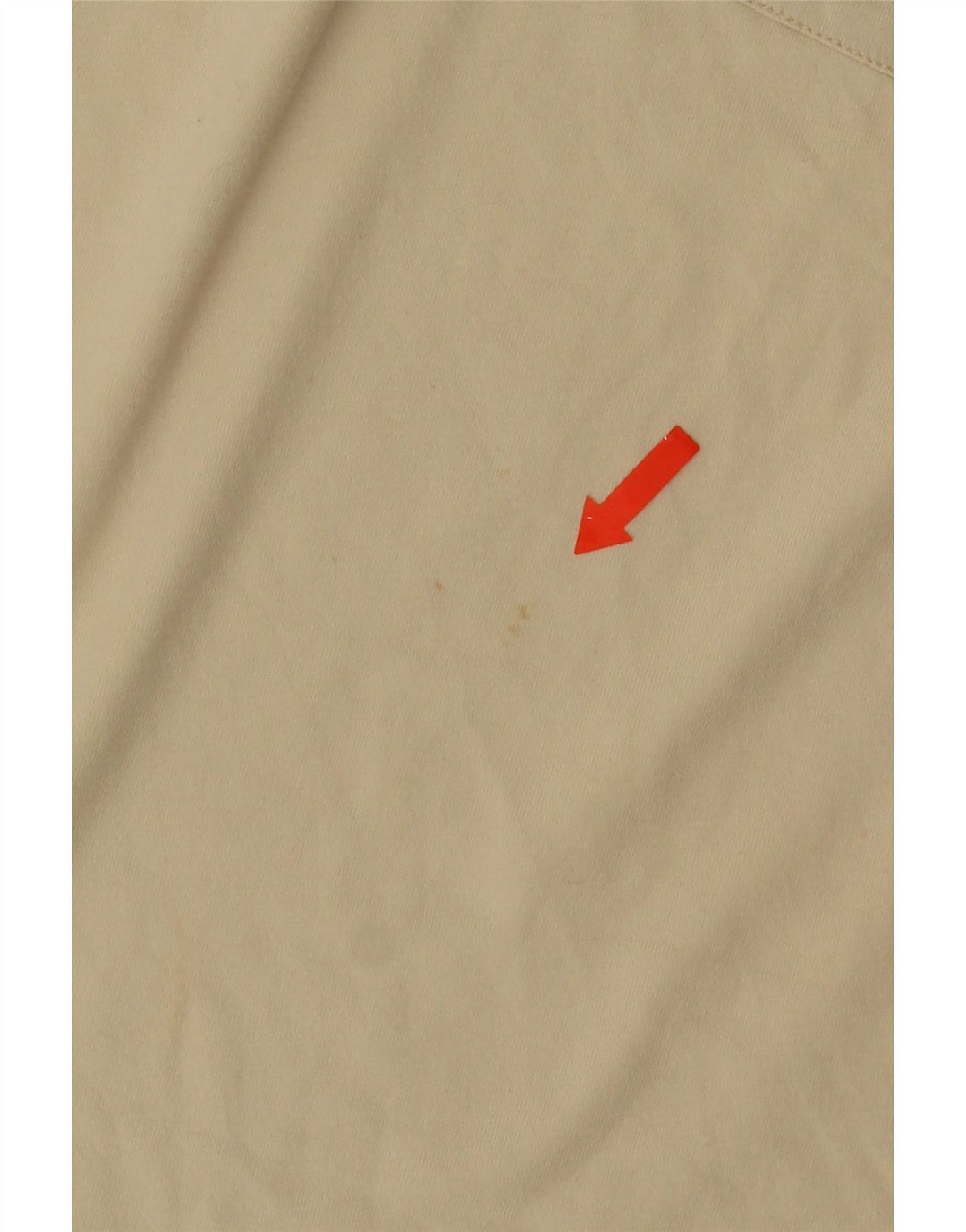 Trussardi Mens T-Shirt Top Medium Beige Cotton