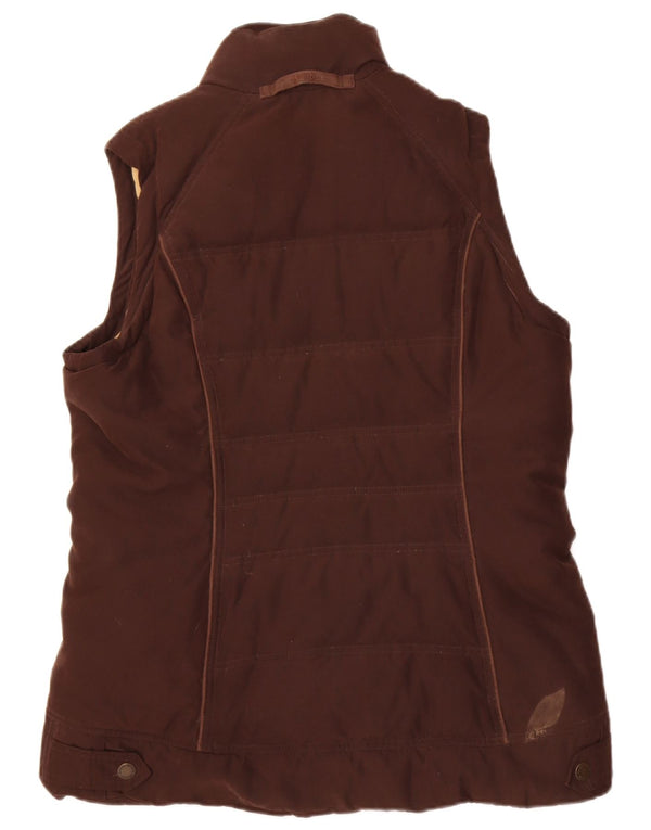 Musto Womens Padded Gilet UK 16 Large Brown Polyester