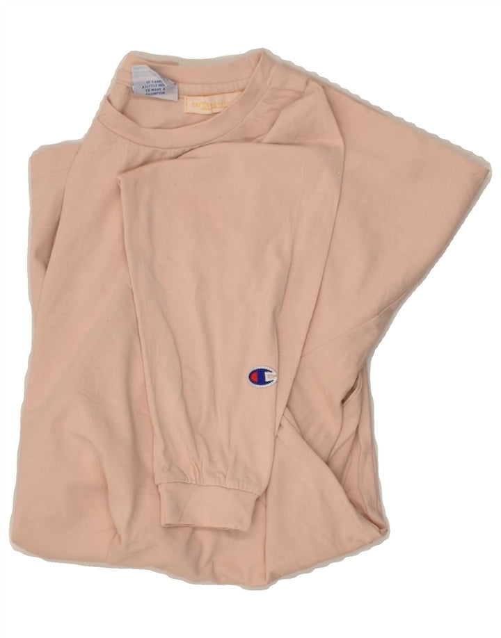 CHAMPION Mens Top Long Sleeve Medium Beige Cotton Vintage Champion and Second-Hand Champion from Messina Hembry 