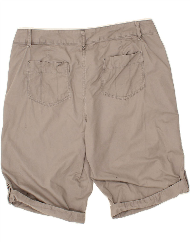 EDDIE BAUER Womens Chino Shorts US 8 Medium W32  Grey Cotton Vintage Eddie Bauer and Second-Hand Eddie Bauer from Messina Hembry 