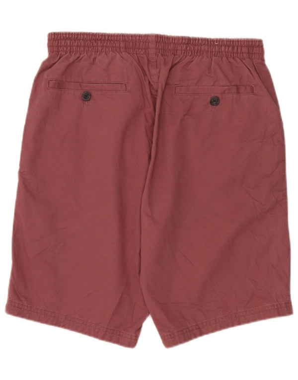 Fat Face Mens Casual Shorts W34 Large Burgundy Cotton