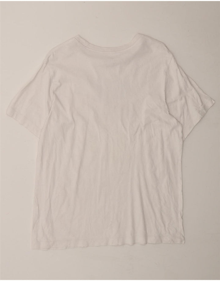 NIKE Mens Graphic T-Shirt Top Large White Vintage Nike and Second-Hand Nike from Messina Hembry 