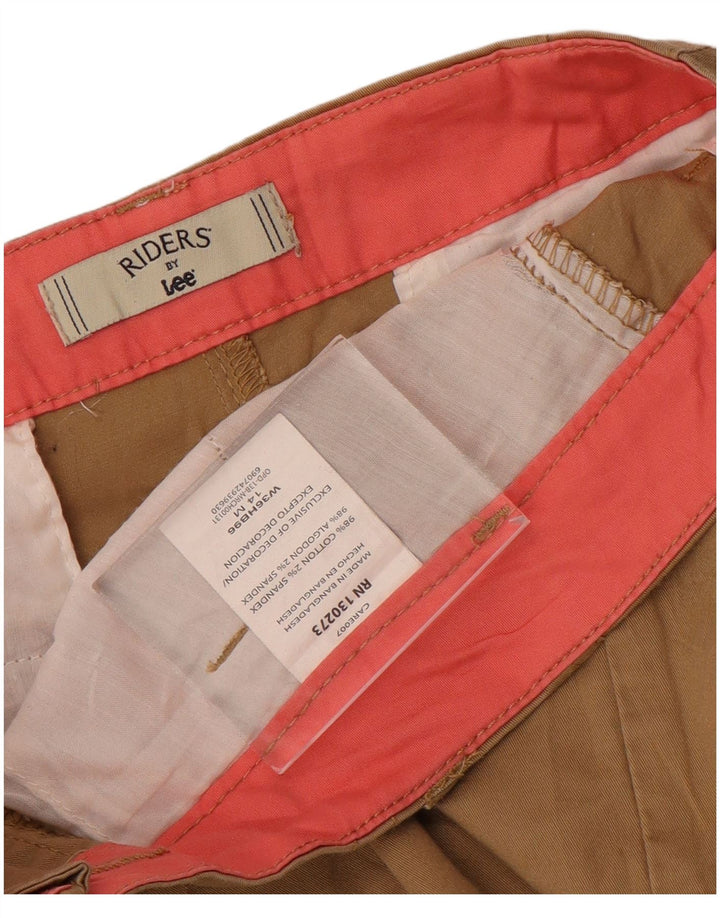 Lee Womens Bootcut Chino Trousers US 14 XL W36 L31 Brown Cotton