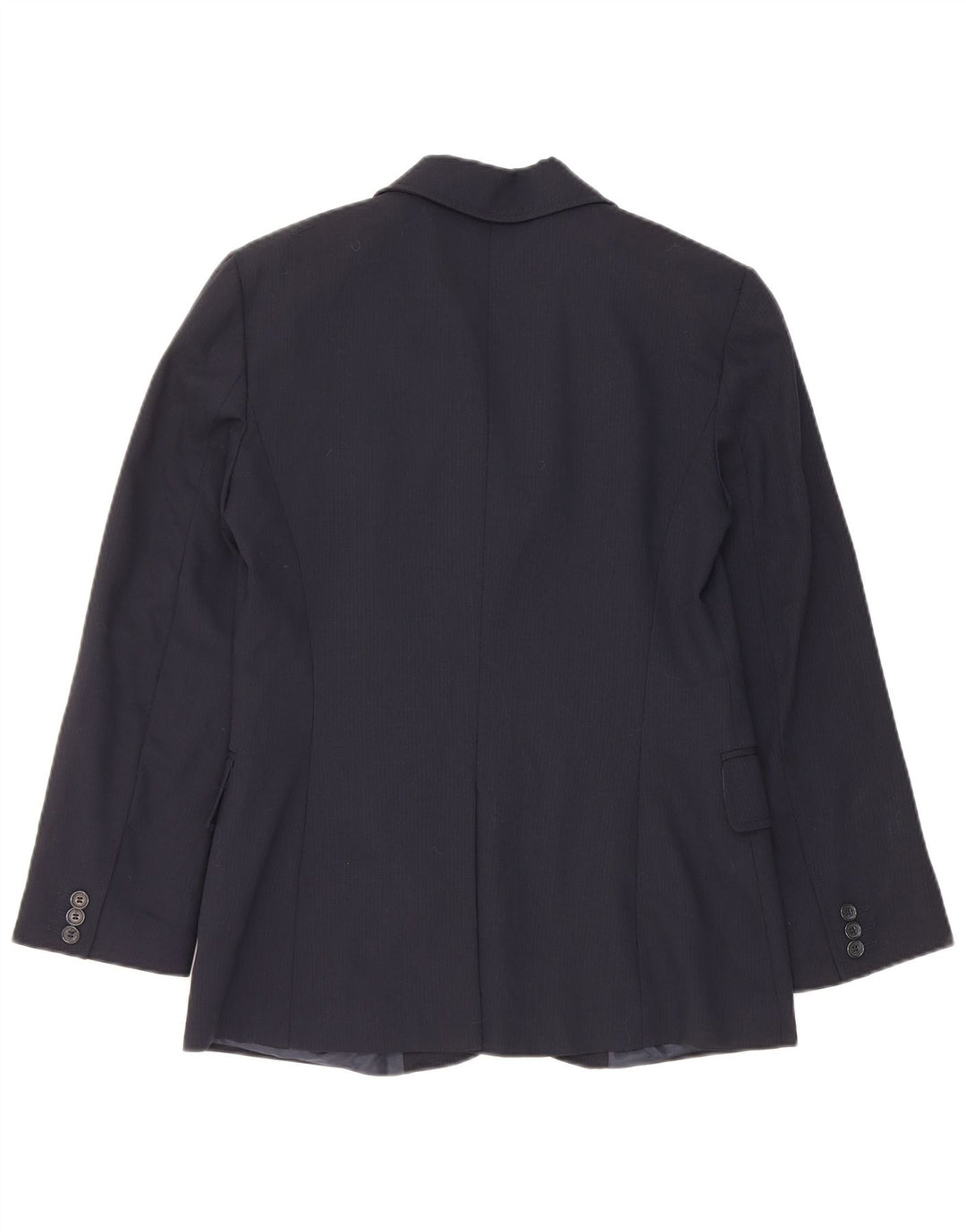 Dolce & Gabbana Womens 3 Button Blazer Jacket IT 44 Medium Navy Blue