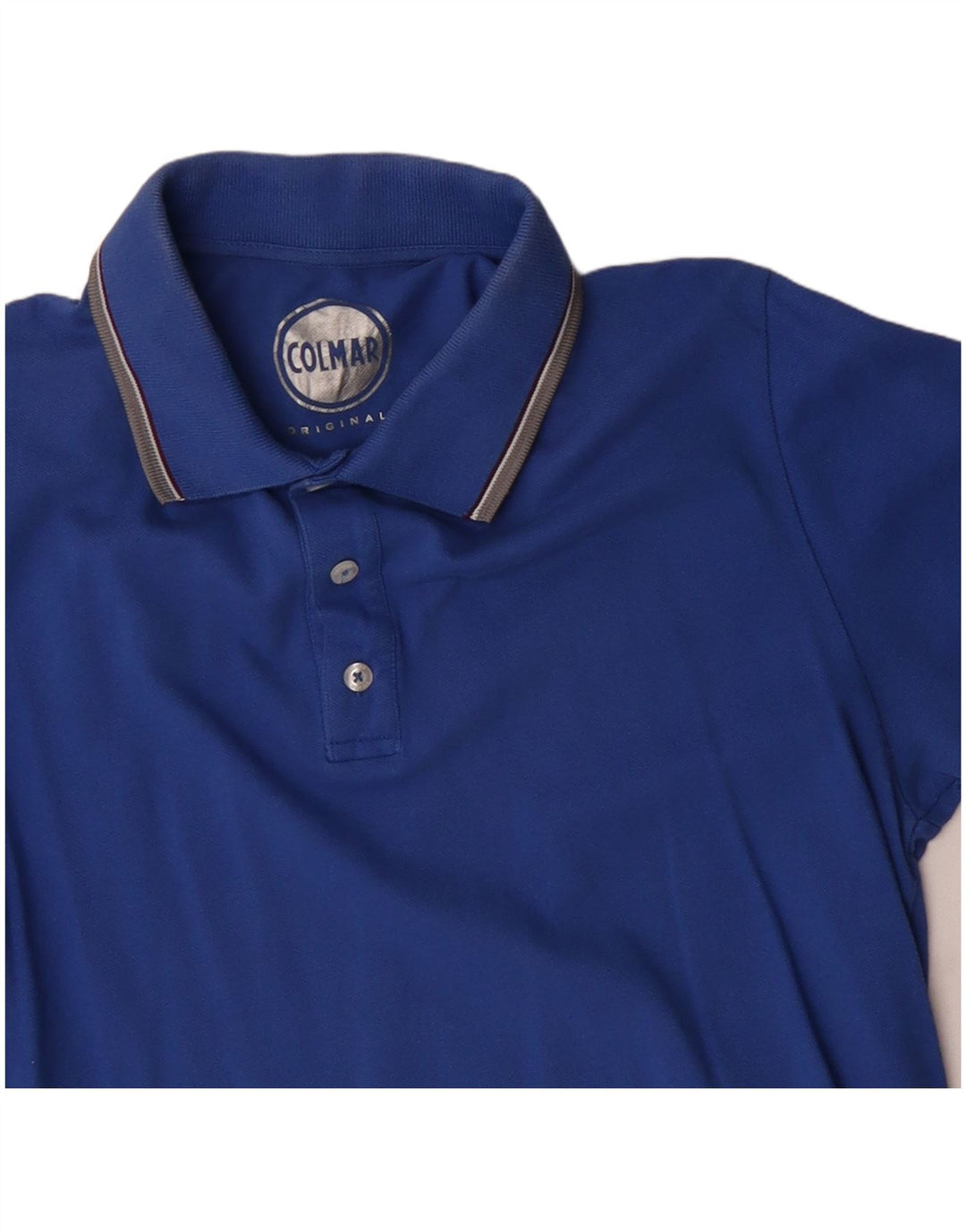 COLMAR Mens Polo Shirt Medium Blue Cotton
