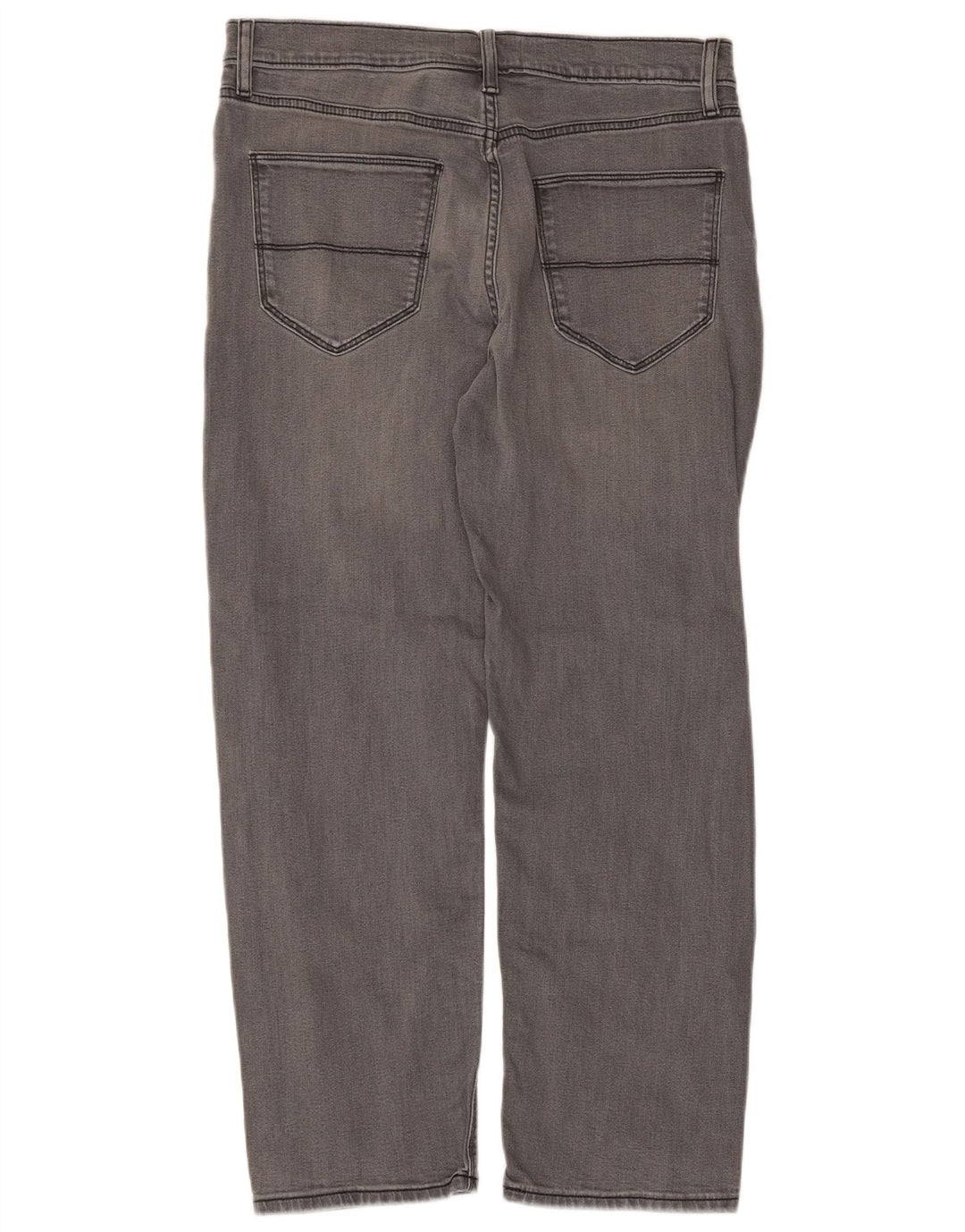 Marks & Spencer Mens Straight Jeans W32 L29 Grey Cotton