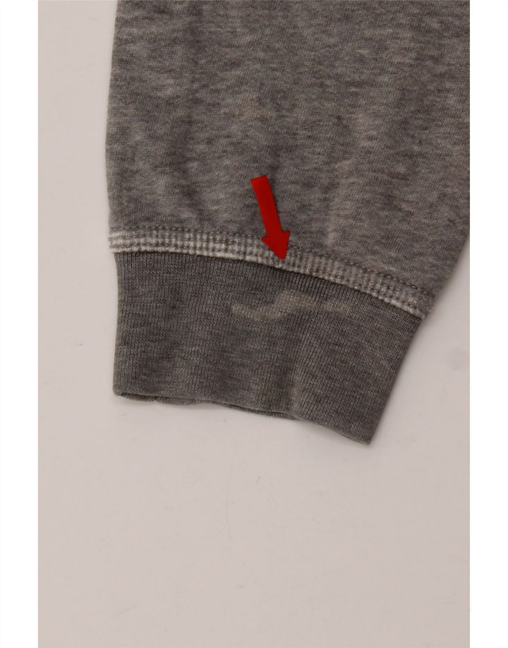 Nike Mens Sweatshirt Jumper Small Grey Flecked Cotton