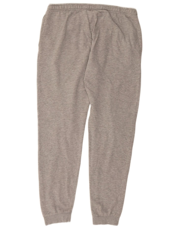 Kappa Mens Graphic Tracksuit Trousers Joggers 2XL  Grey Flecked Cotton