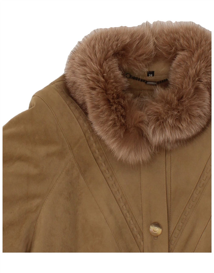 YOUR SIXTH SENSE Womens Overcoat EU 38 Medium Beige Acrylic Vintage Your Sixth Sense and Second-Hand Your Sixth Sense from Messina Hembry 