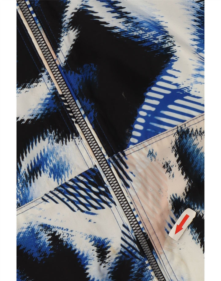 Calvin Klein Womens Abstract Pattern Tracksuit Top Jacket UK 10 Small Multi