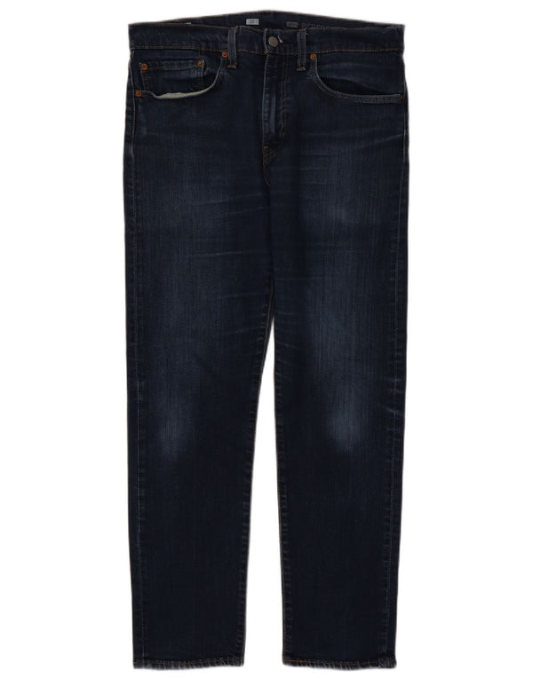 Levi's Mens 502 Tapered Jeans W34 L29 Navy Blue Cotton