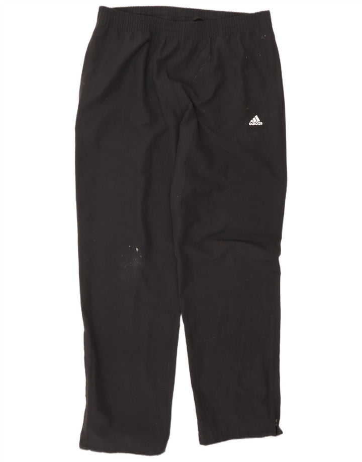 Adidas Mens Tracksuit Trousers Large Black Polyester