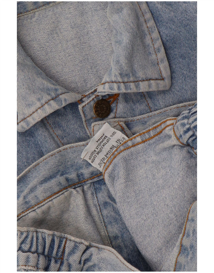 Vintage Boys Denim Jacket 12-13 Years Blue Cotton