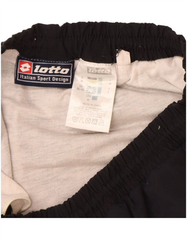 LOTTO Mens Sport Shorts UK 38/40 Medium Black Polyamide