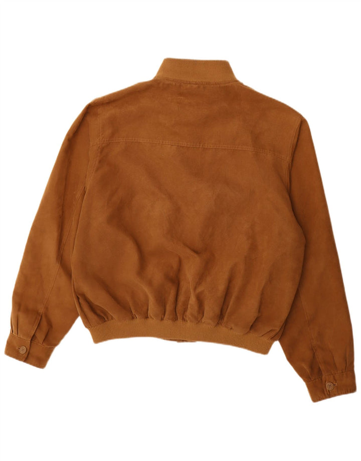 Stratos Mens Bomber Jacket IT 58 4XL Brown Polyester