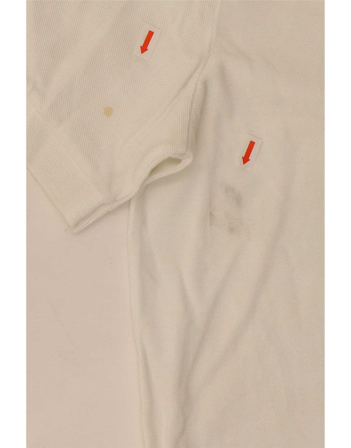 Paul Smith Mens Polo Shirt Small White Cotton