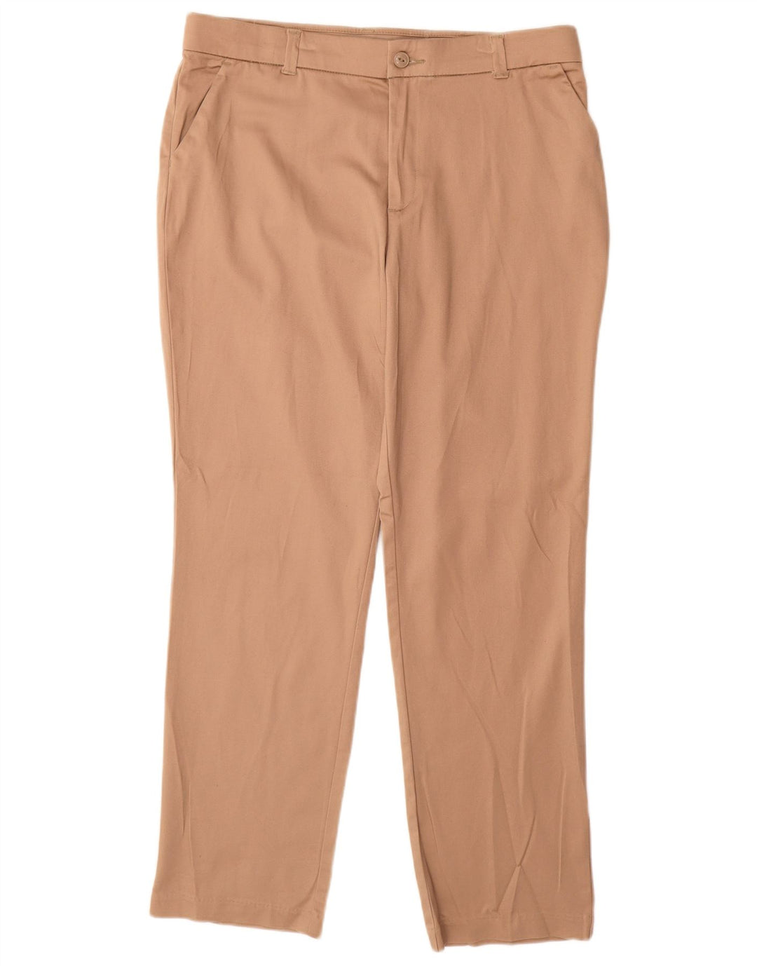 LEE Womens Straight Chino Trousers US 14 XL W34 L31 Beige Cotton