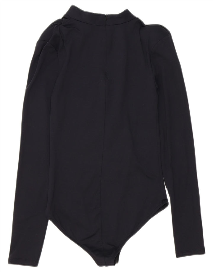 ZARA Womens Bodysuit UK 10 Small Black