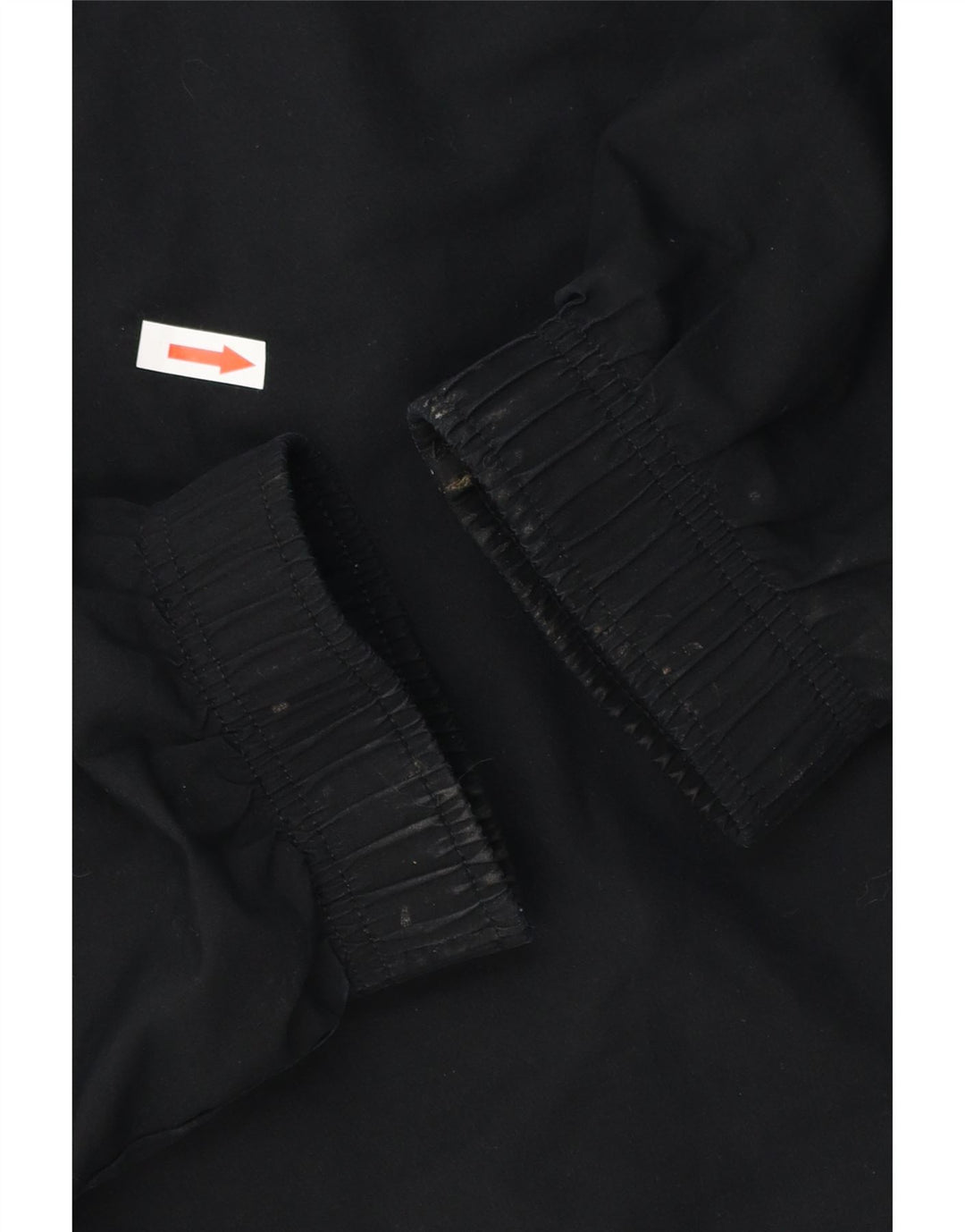 Nike Mens Tracksuit Top Jacket UK 38/40 Medium Black Polyester