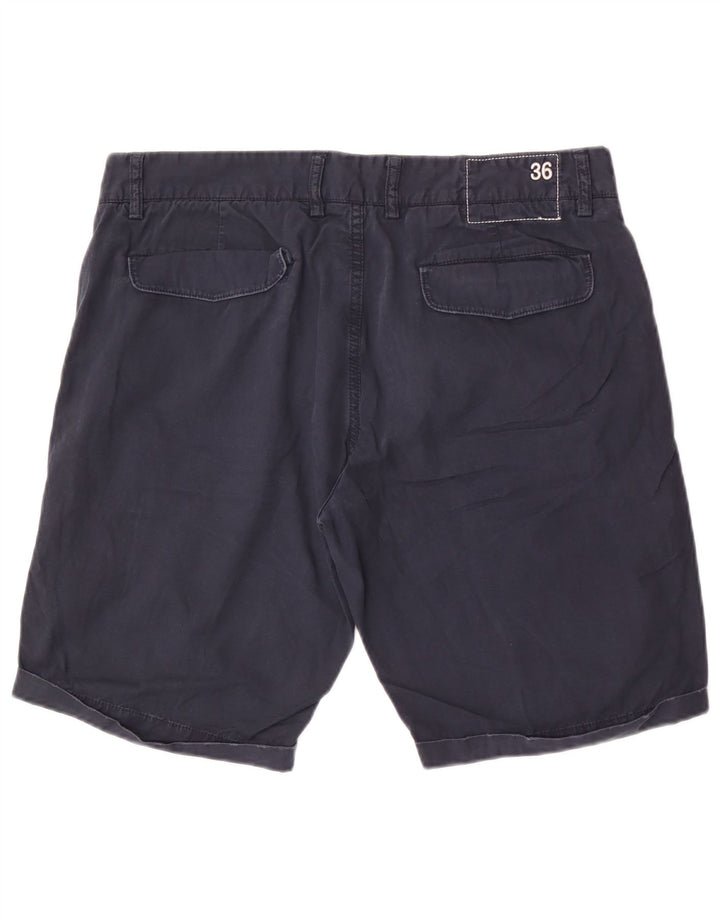 Sun68 Mens Chino Shorts W36 Large Navy Blue