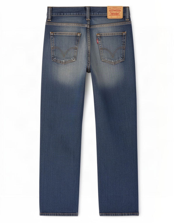 Levi's Mens 506 Straight Jeans W34 L31 Blue Cotton