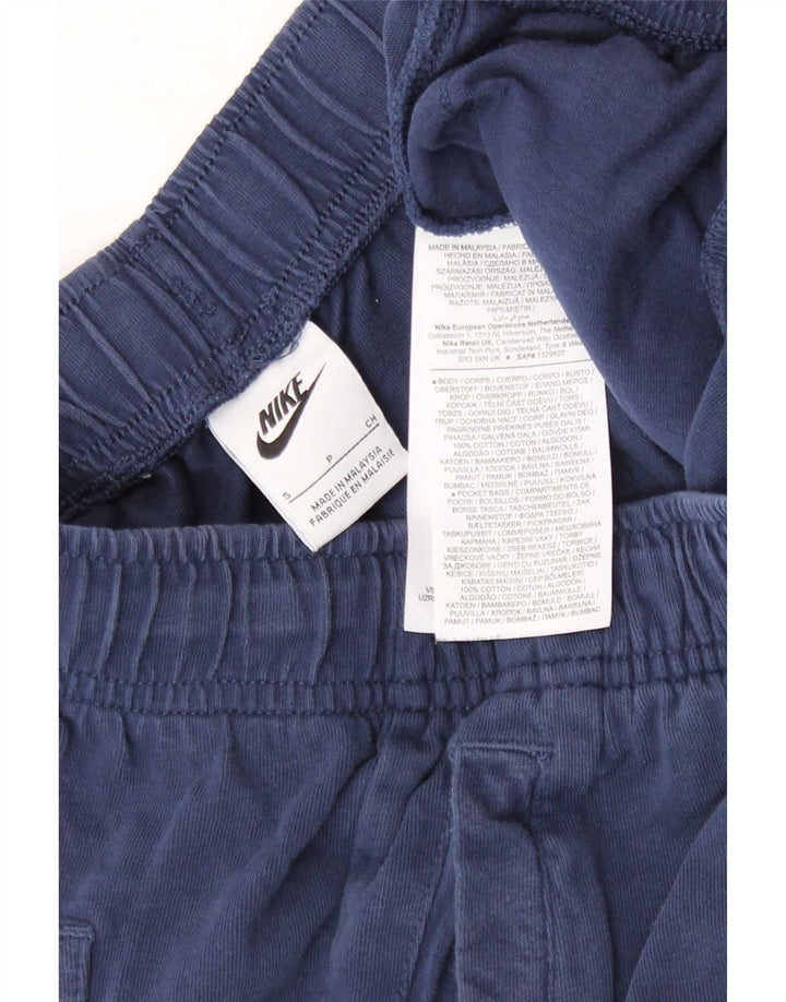 Nike Mens Sport Shorts Small  Navy Blue Cotton