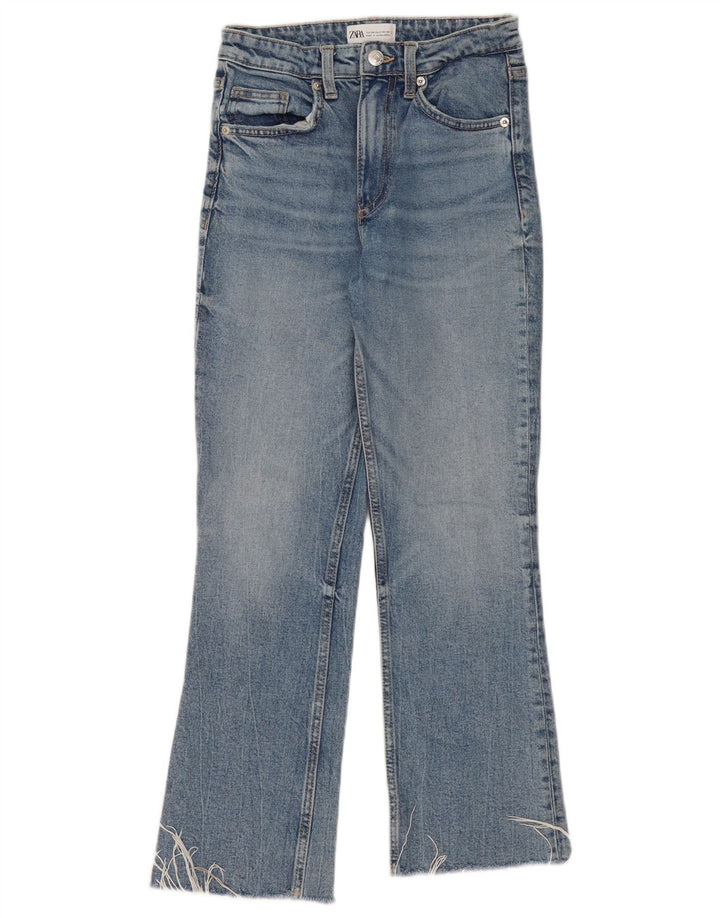 Zara Womens Bootcut Jeans EU 34 2XS W24 L26 Blue