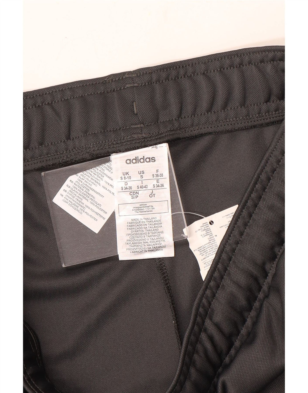 Adidas Womens Climalite Tracksuit Trousers UK 8/10 Small  Grey Polyester