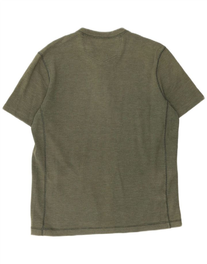 EDDIE BAUER Mens T-Shirt Top Medium Green Cotton