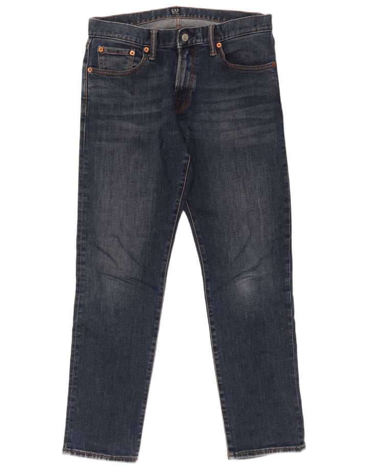 Gap Mens Slim Jeans W30 L30 Navy Blue Cotton