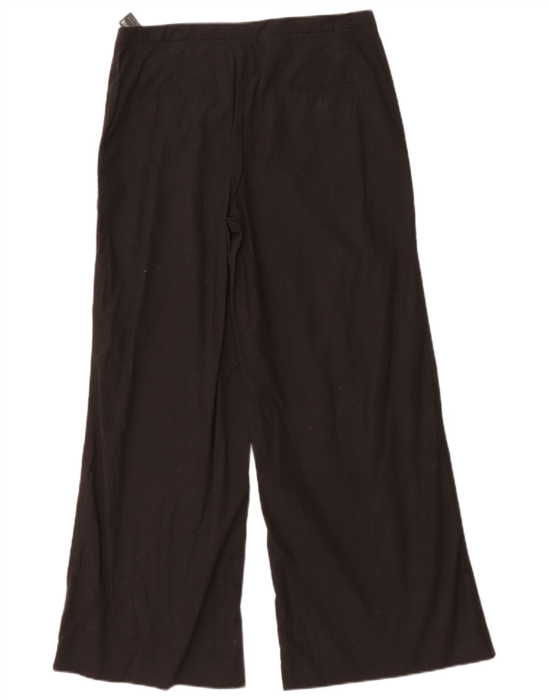 MASSIMO DUTTI Womens Wide Leg Chino Trousers EU 40 Medium W30 L29 Black