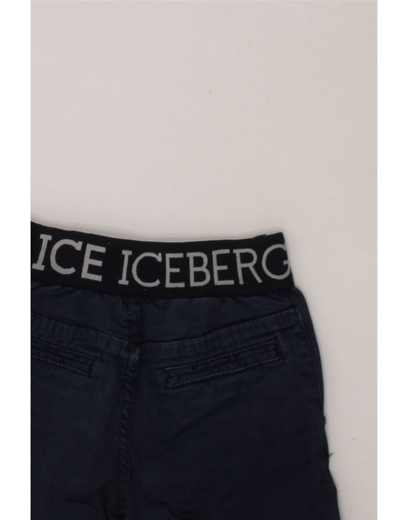 ICEBERG Baby Boys Chino Shorts 18-24 Months W16  Navy Blue Cotton Vintage Iceberg and Second-Hand Iceberg from Messina Hembry 