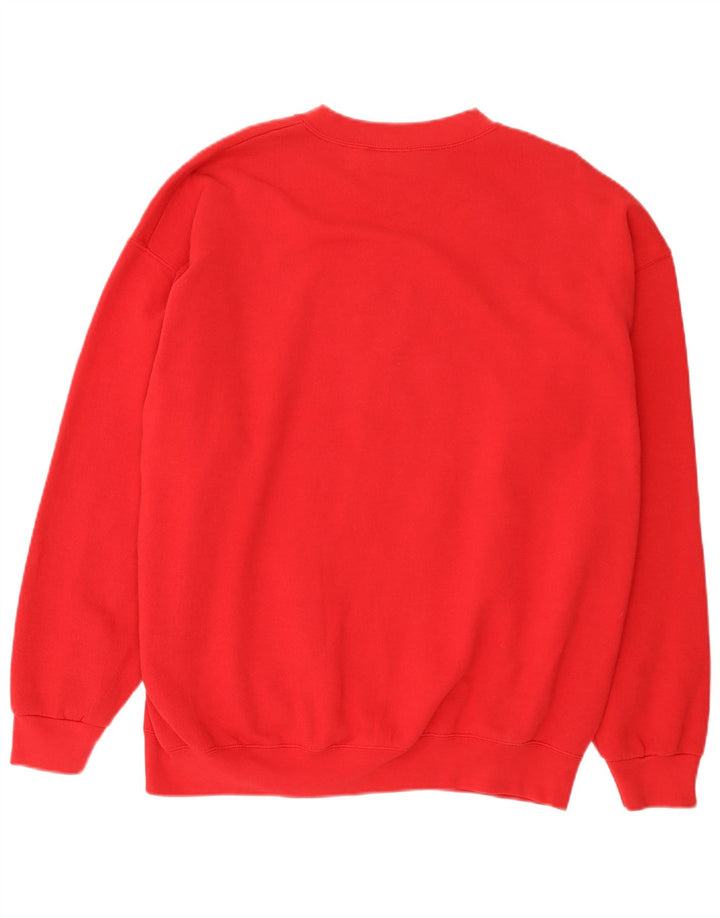 Lee Mens Graphic Sweatshirt Jumper XL Red Cotton