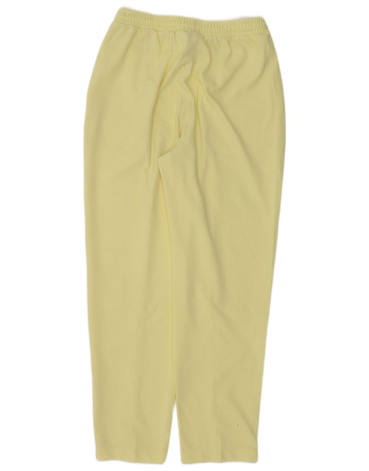 LOTTO Womens Tracksuit Trousers UK 18 XL Yellow Polyester