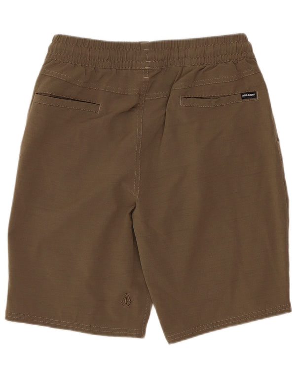VOLCOM Boys Casual Shorts 11-12 Years Large W26  Khaki