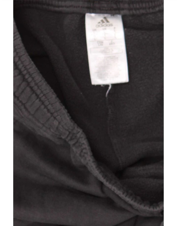Adidas Mens Cargo Tracksuit Trousers Large Black Cotton
