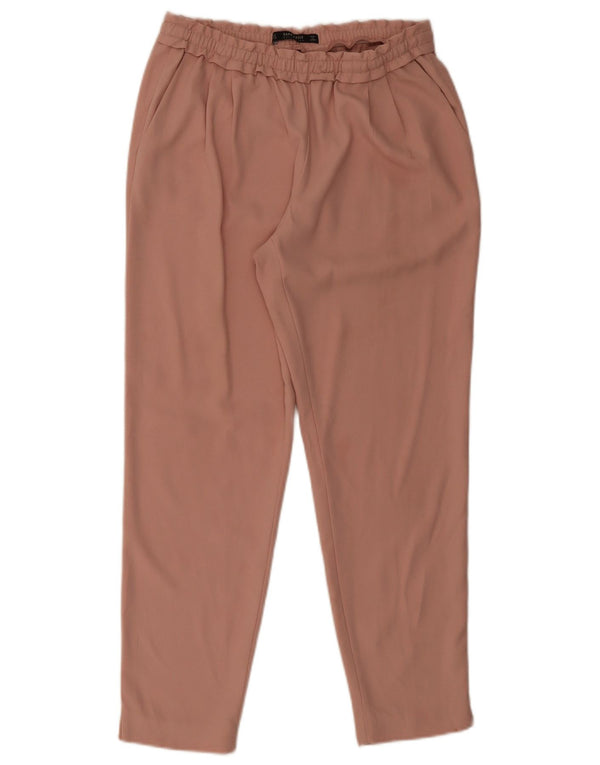 Zara Womens Slim Chino Trousers Medium W28 L28 Pink