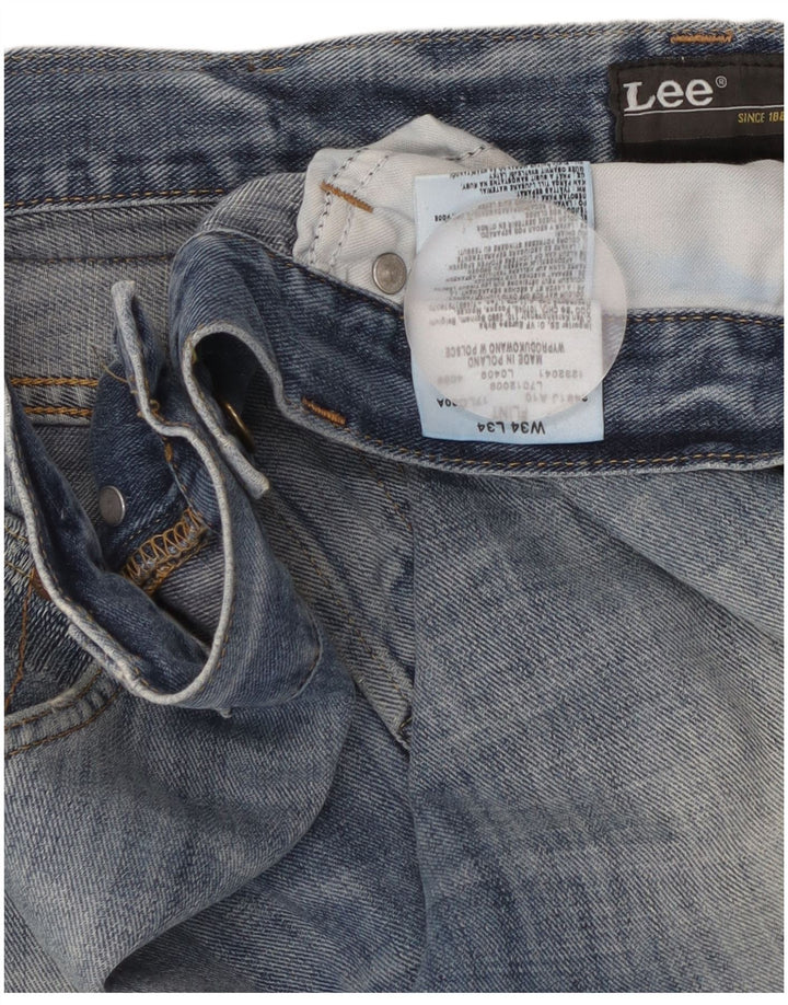 Lee Mens Flint Bootcut Jeans W34 L34 Blue Cotton