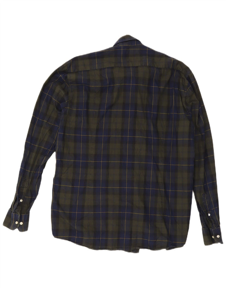 Barbour Mens Tailored Fit Shirt 2XL Green Check