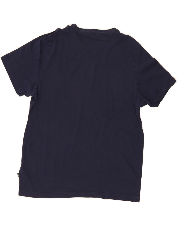 PUMA Mens T-Shirt Top Large Navy Blue Cotton Vintage Puma and Second-Hand Puma from Messina Hembry 