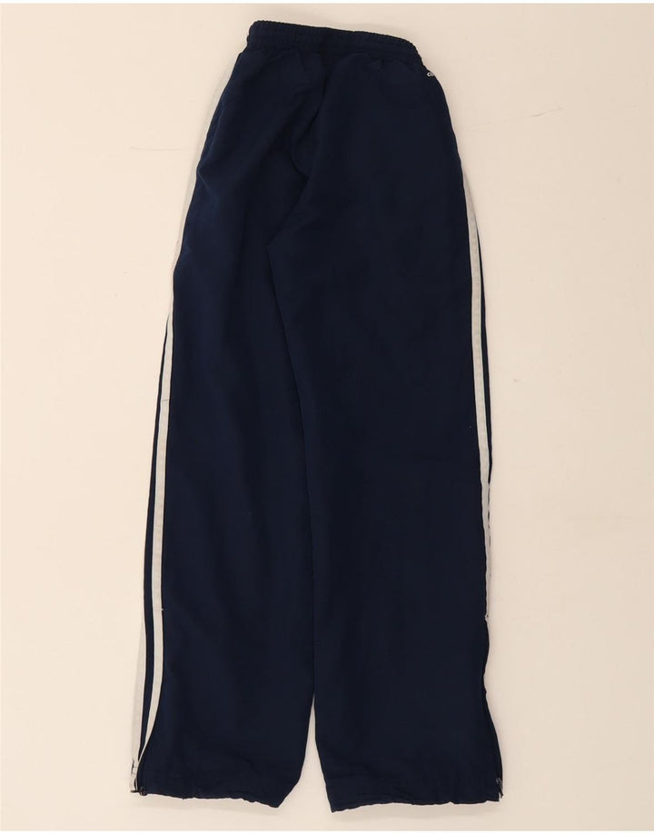ADIDAS Boys Climalite Tracksuit Trousers 9-10 Years  Navy Blue Polyester